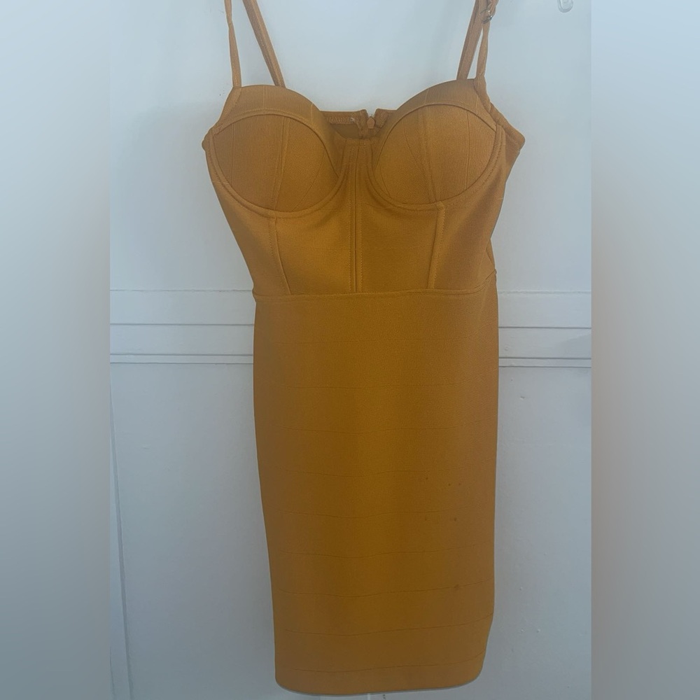 A size small gold dress, great for going out!